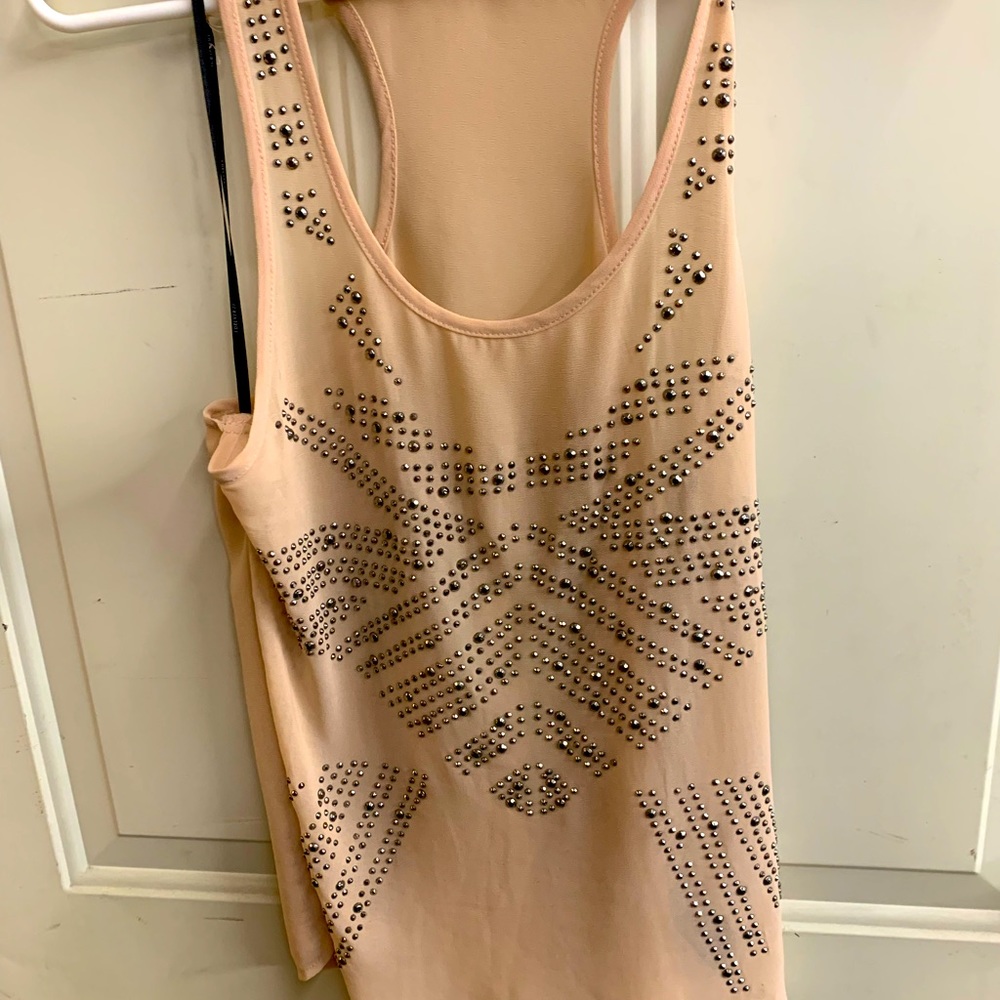 Sequin Sheer Top
